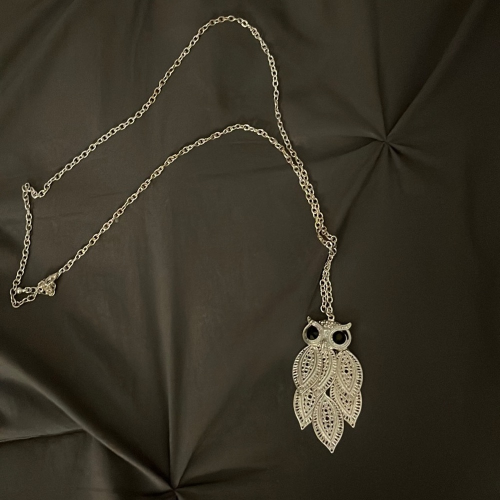 Long Owl Necklace